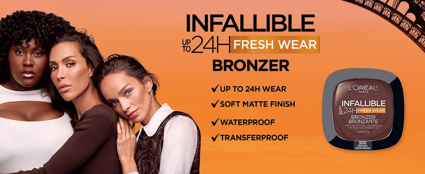 LOREAL MAKEUP INFALLIBLE BRONZER BTF 1B